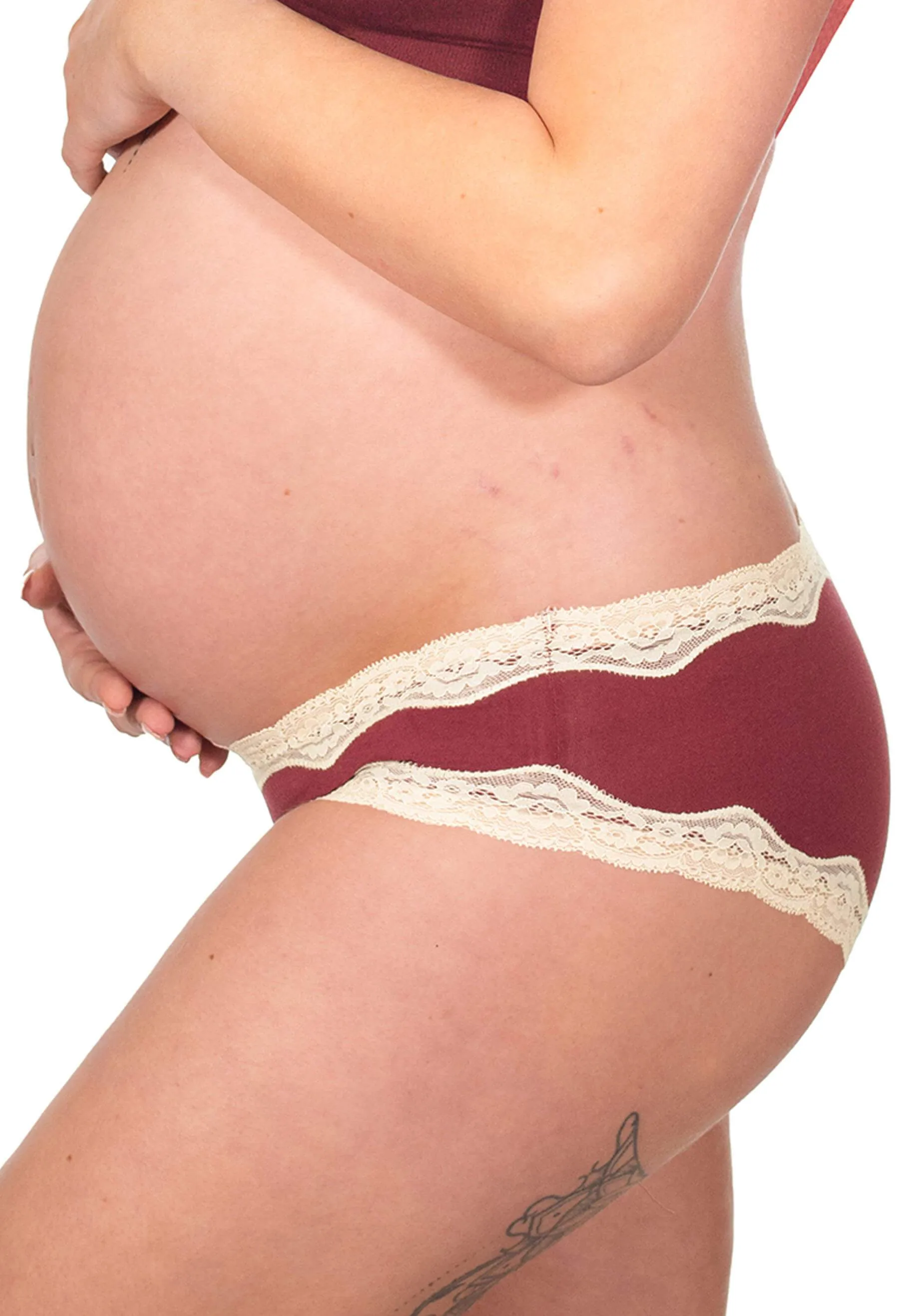 Maternity Cotton Rich Low Rise Hipster Brief