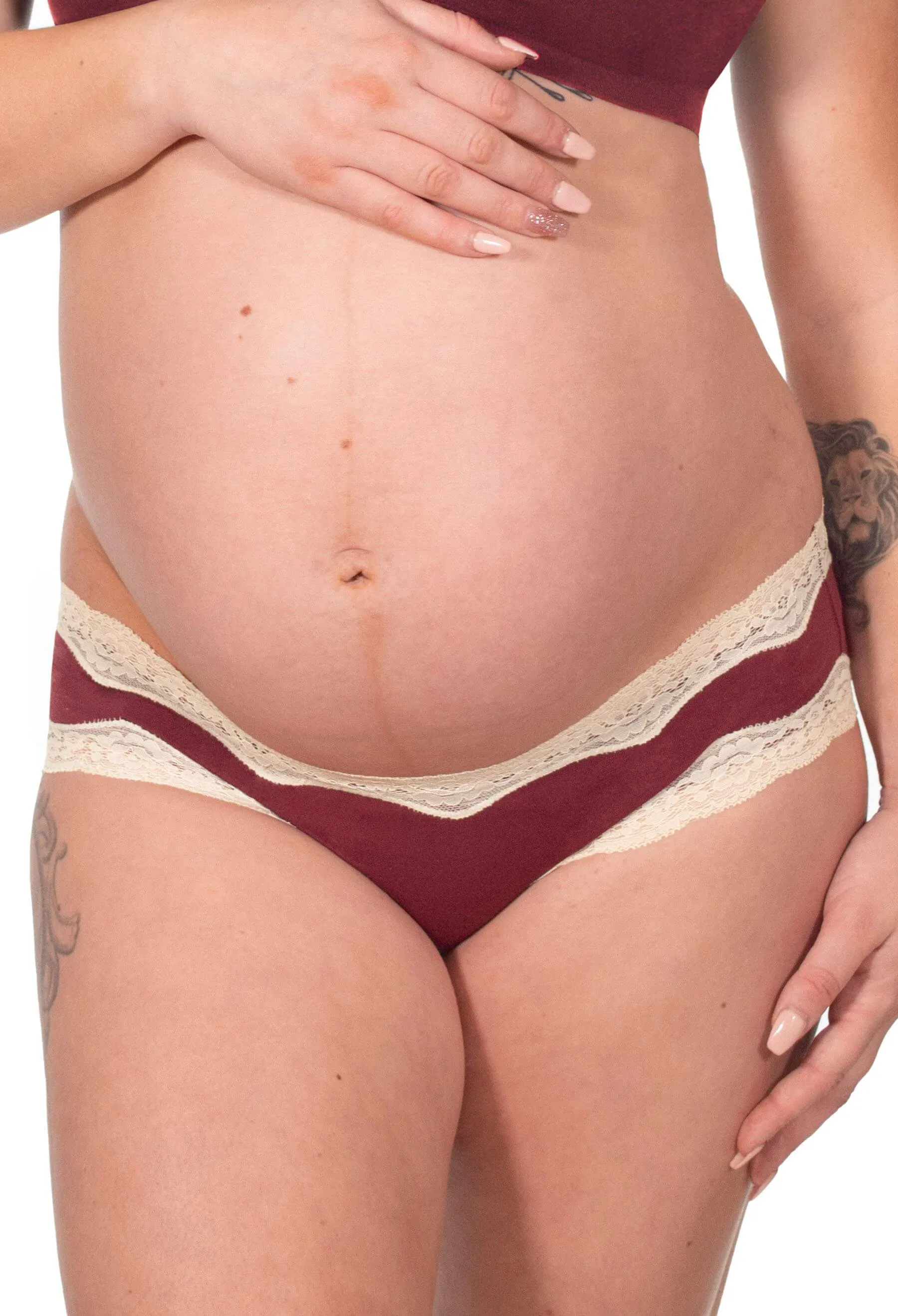 Maternity Cotton Rich Low Rise Hipster Brief