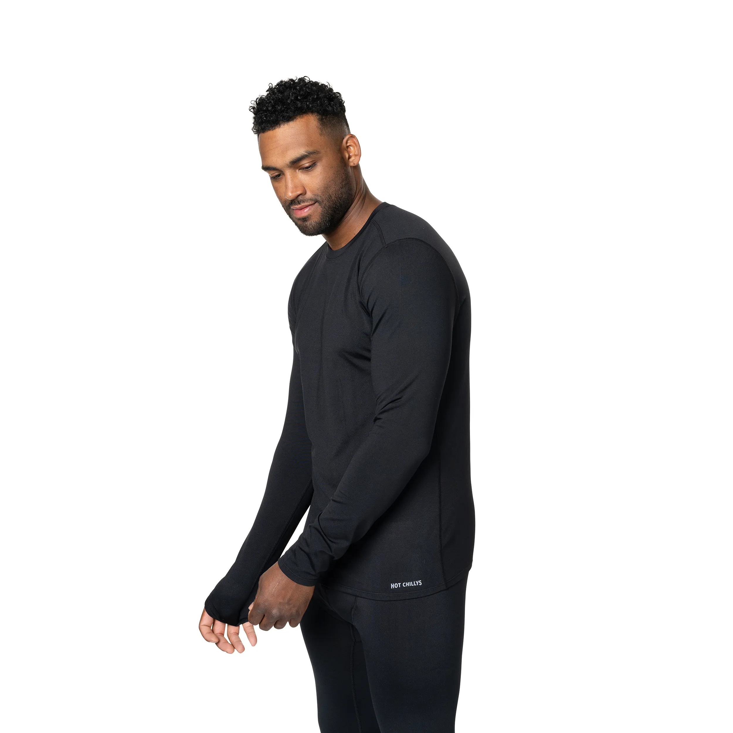 Men's Micro-Elite Chamois Crewneck - Black