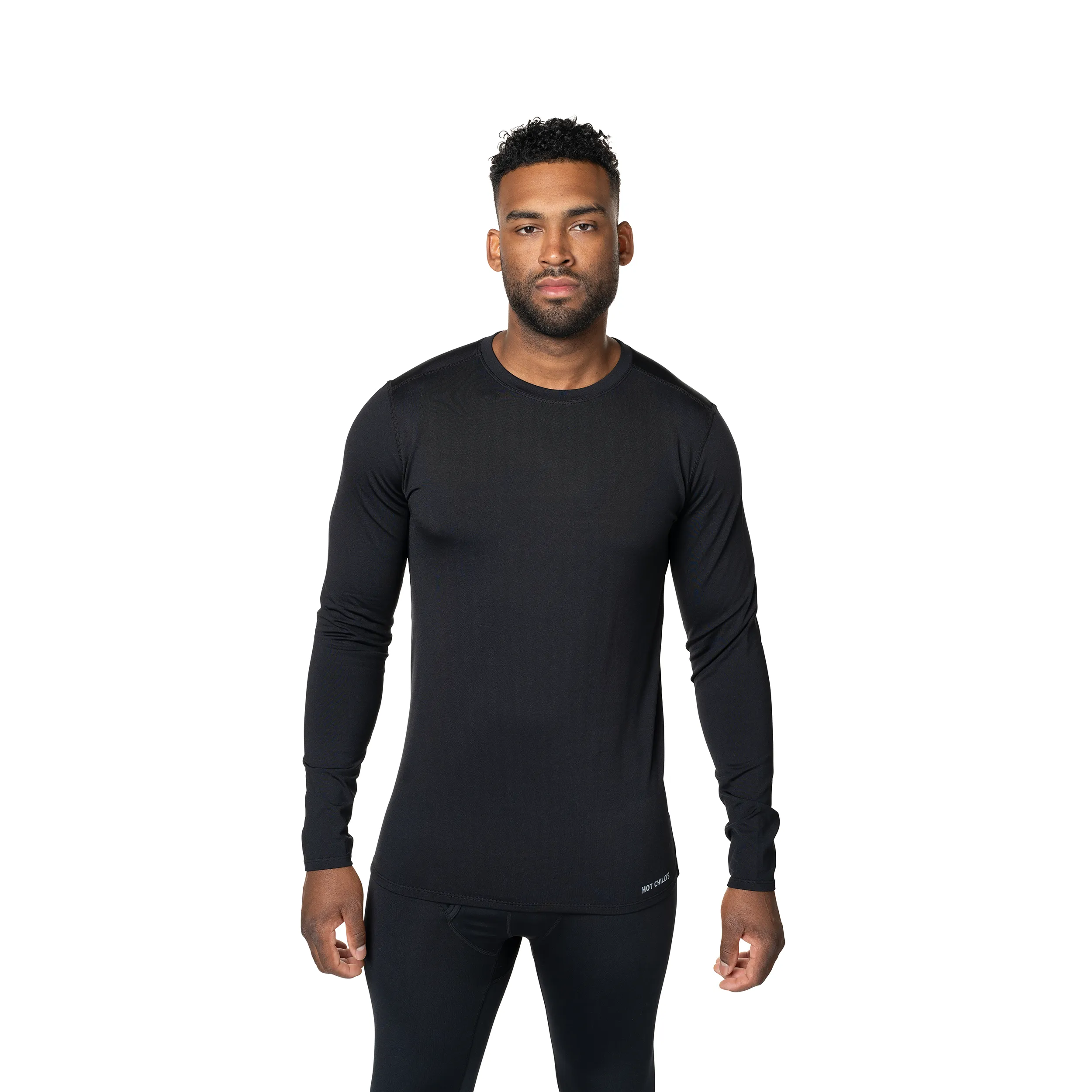 Men's Micro-Elite Chamois Crewneck - Black