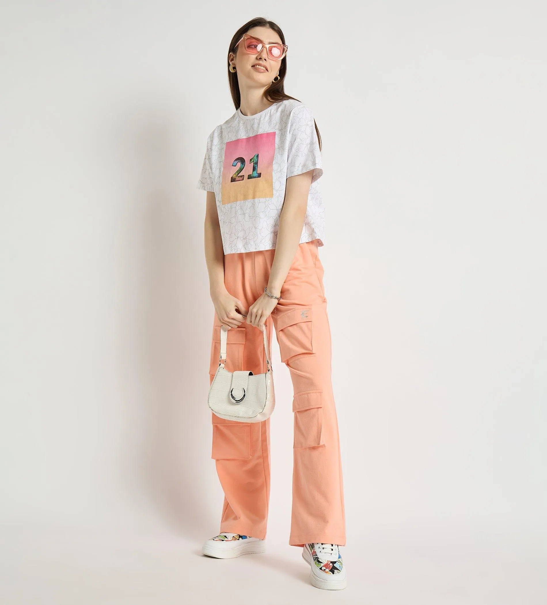 Move All Day Cotton Wide Leg Cargo Pants