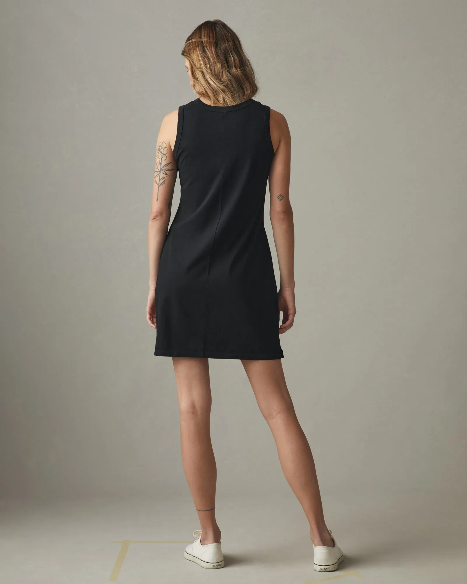 Muscle Tee Dress - Super Black