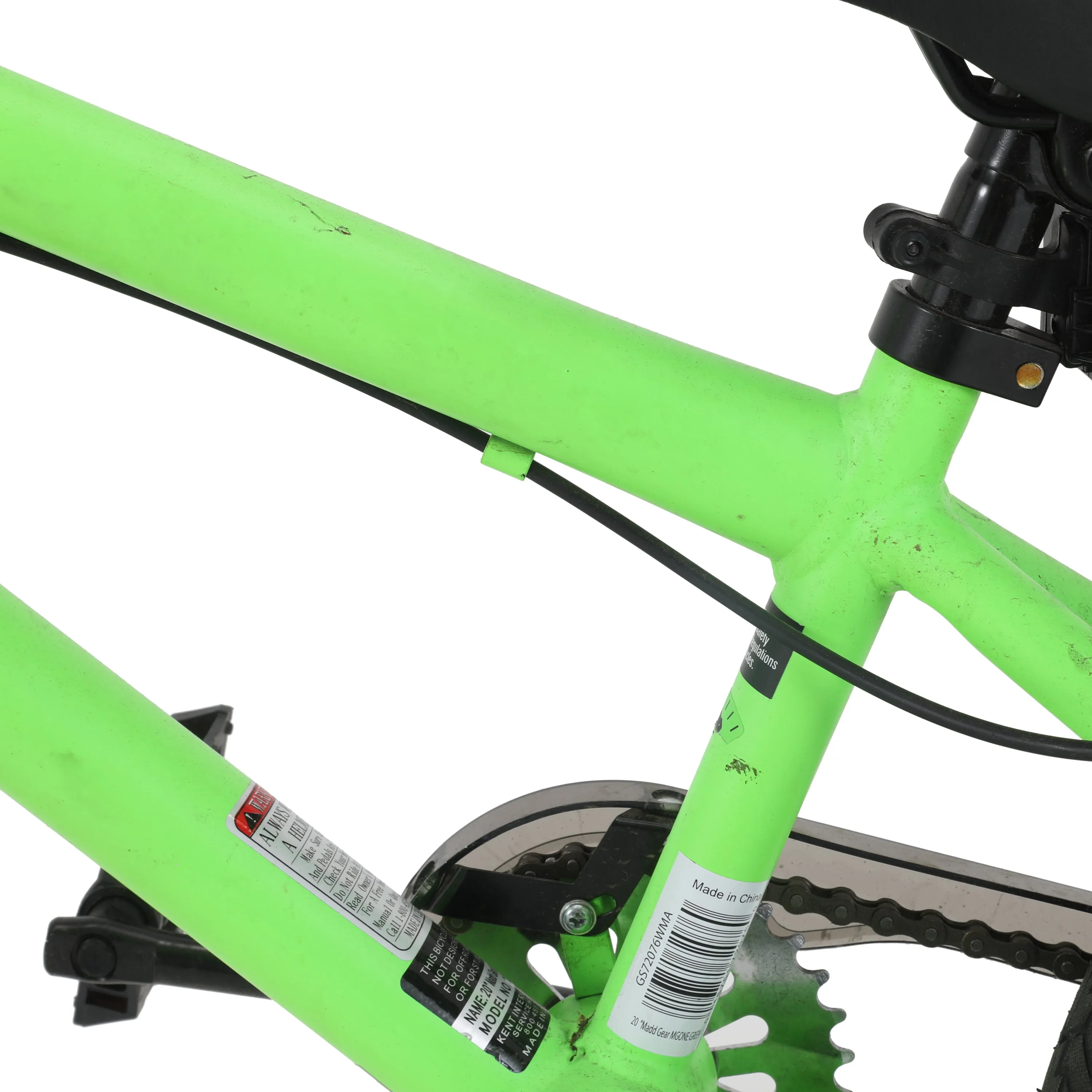 Neon Green Freestyle BMX Bike