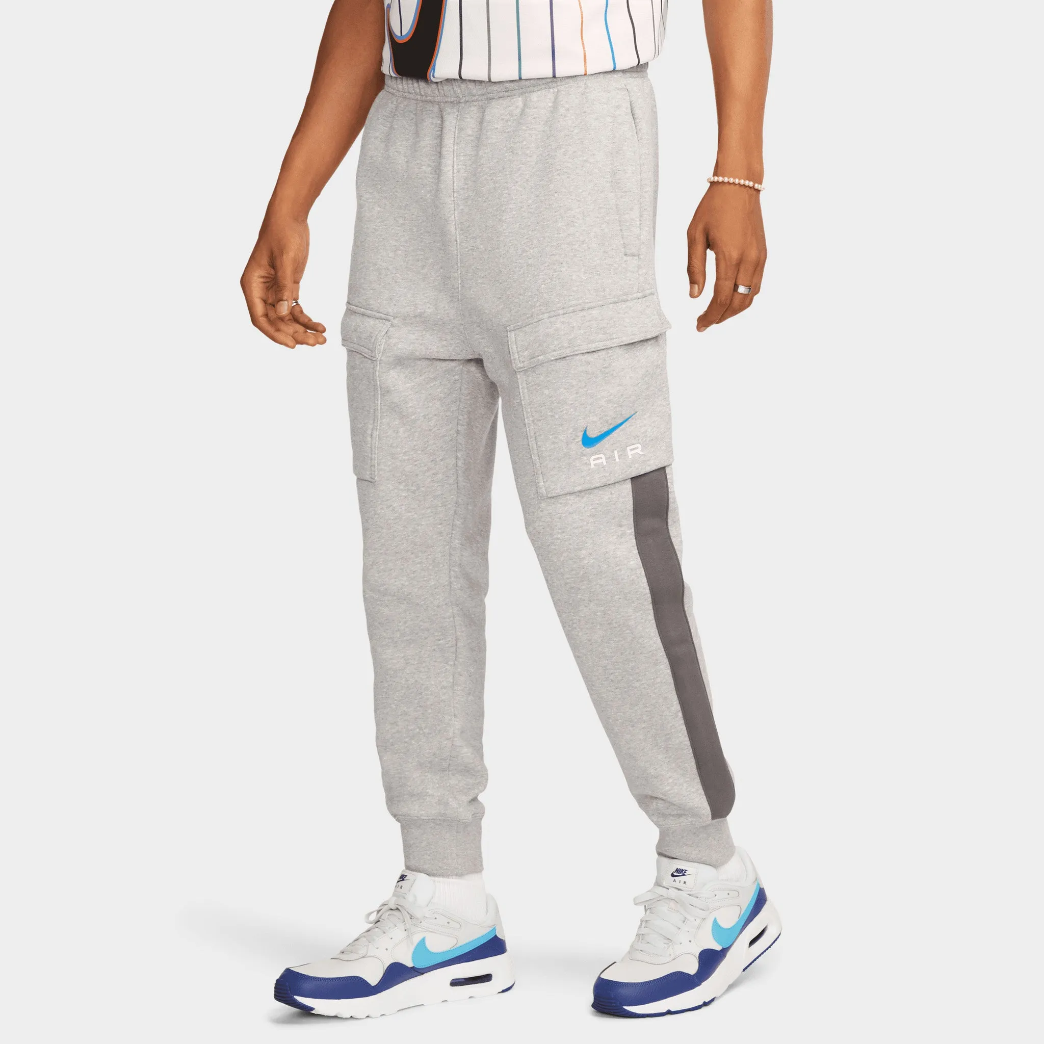 Nike Air Fleece Cargo Pants Dark Grey Heather / Iron Grey