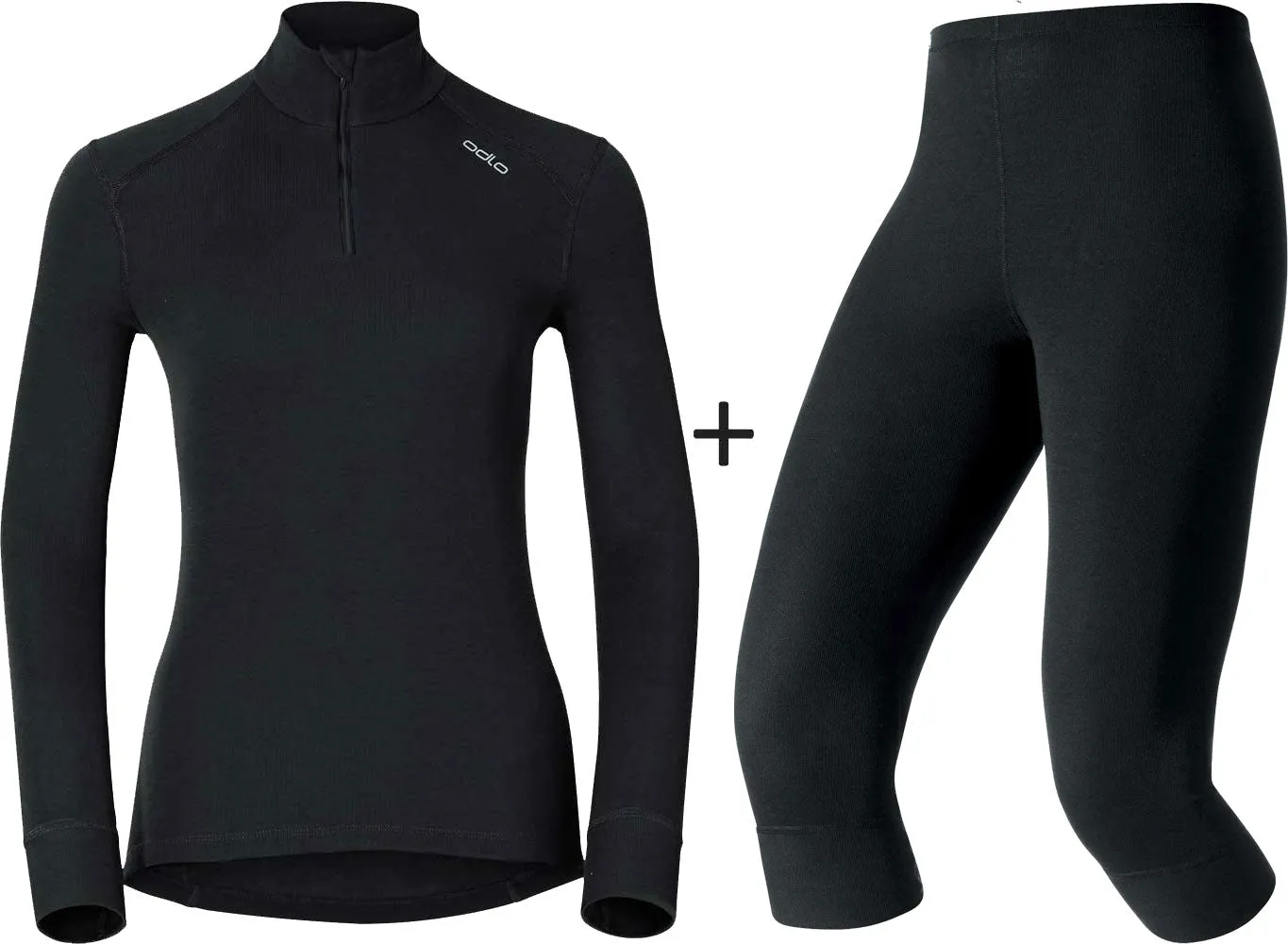 ODLO Women's Active Warm Eco Half Zip COMBO