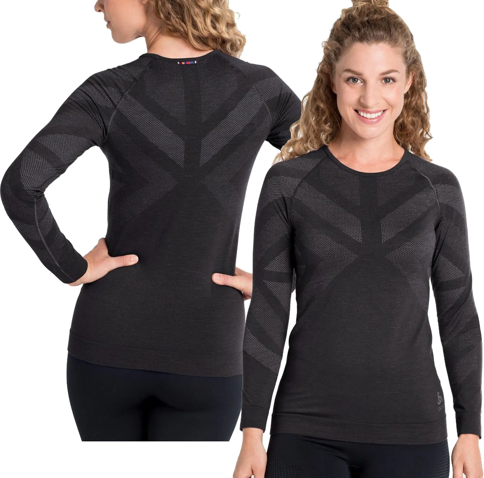 ODLO Women's Natural  Kinship Extra Warm Long Sleeve Crew Base Layer {O-196121}