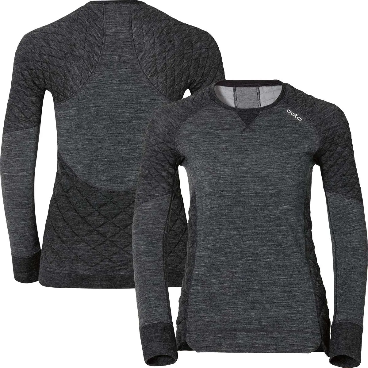 ODLO Women's Natural  Kinship Extra Warm Long Sleeve Crew Base Layer {O-196121}