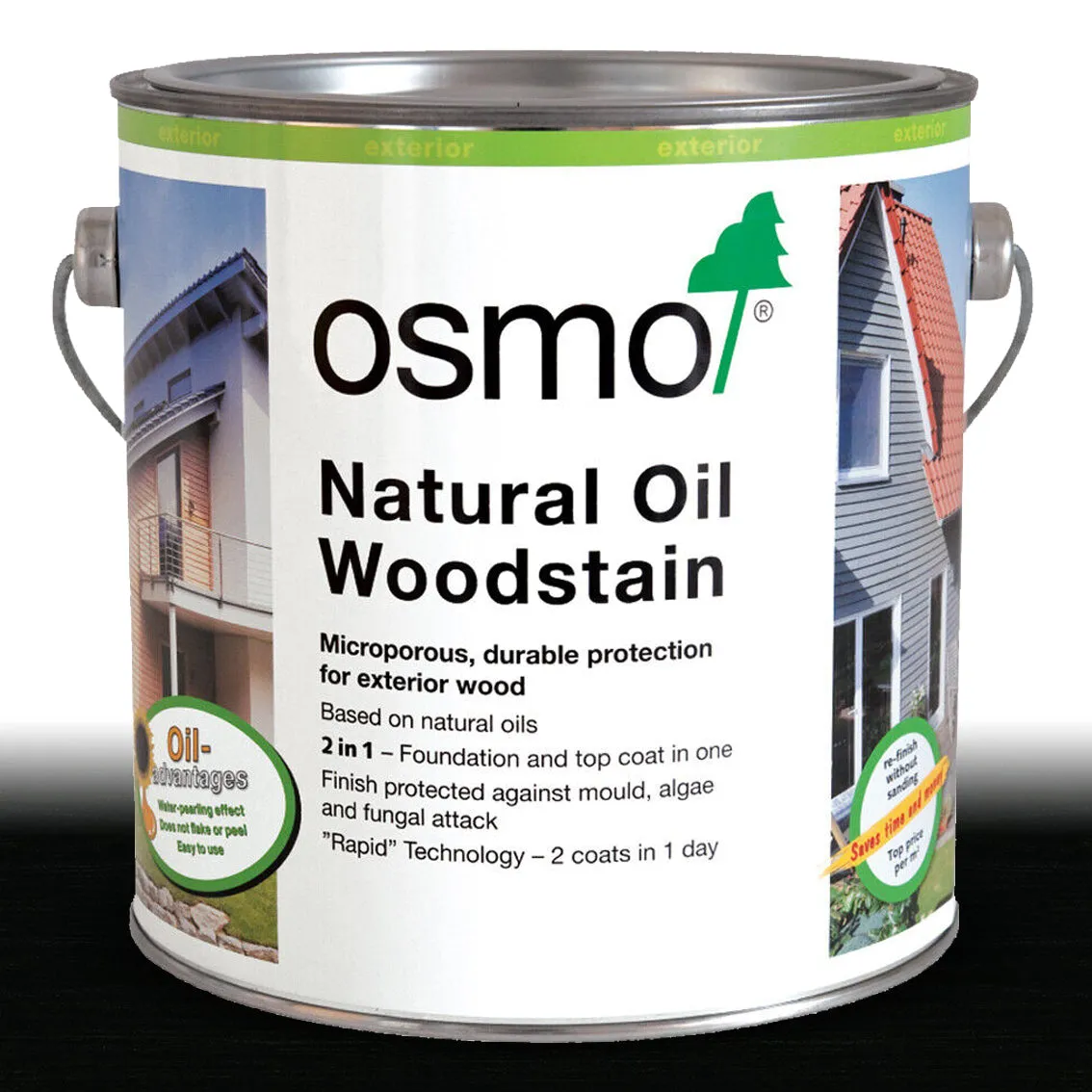 OSMO Natural Oil Woodstain - 712 Ebony