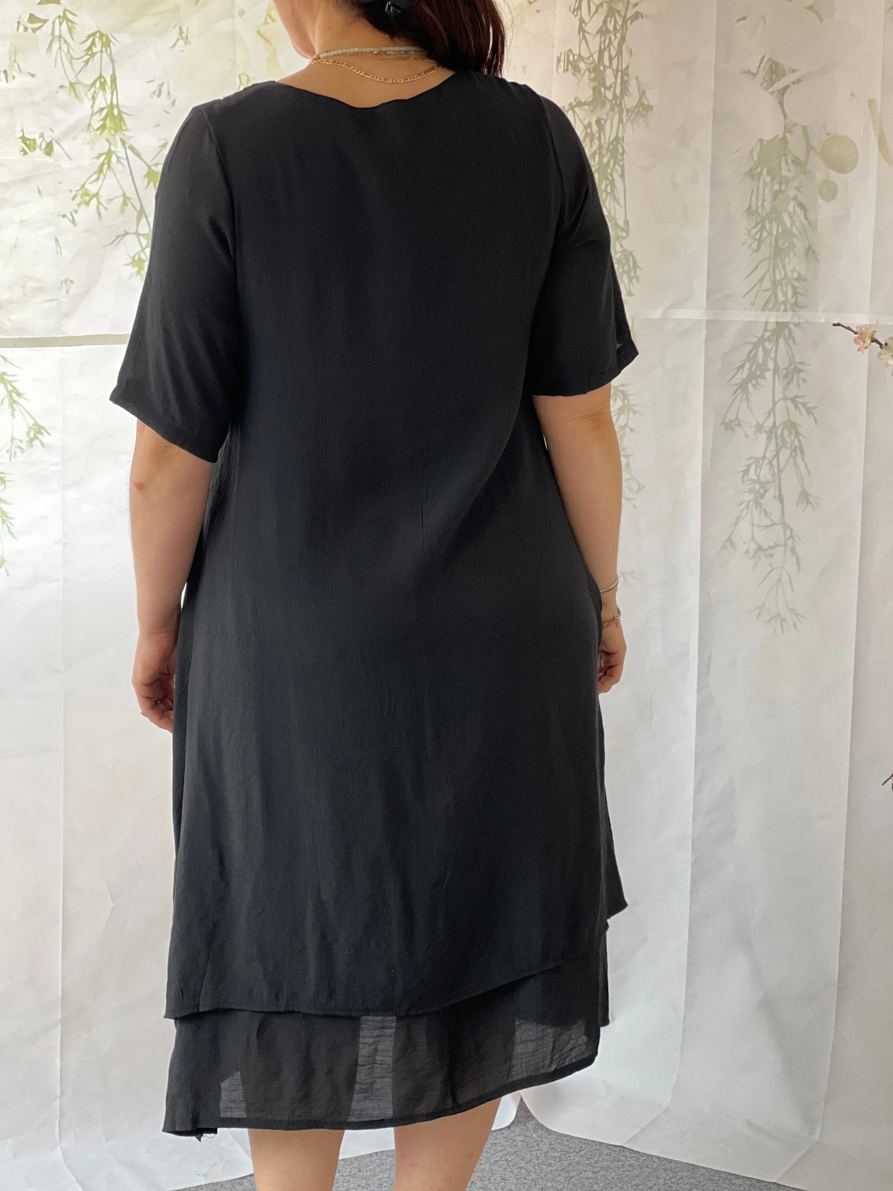 Oxley Black Layering Dress