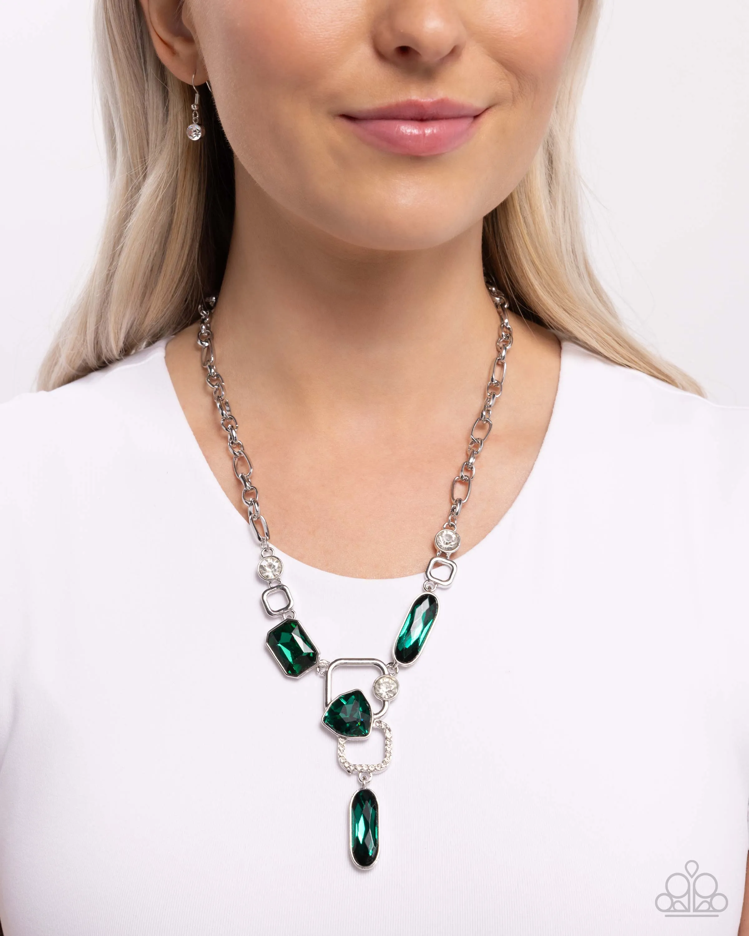 Paparazzi Artistic Elegance - Green Necklace