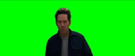 Paul Rudd Walking meme - Ant-Man and the Wasp: Quantumania (Green Screen)