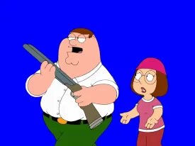 Peter Griffin saying "I Just Wanna Talk To Him" meme V2 - Family Guy (Blue Screen) (Green Screen)