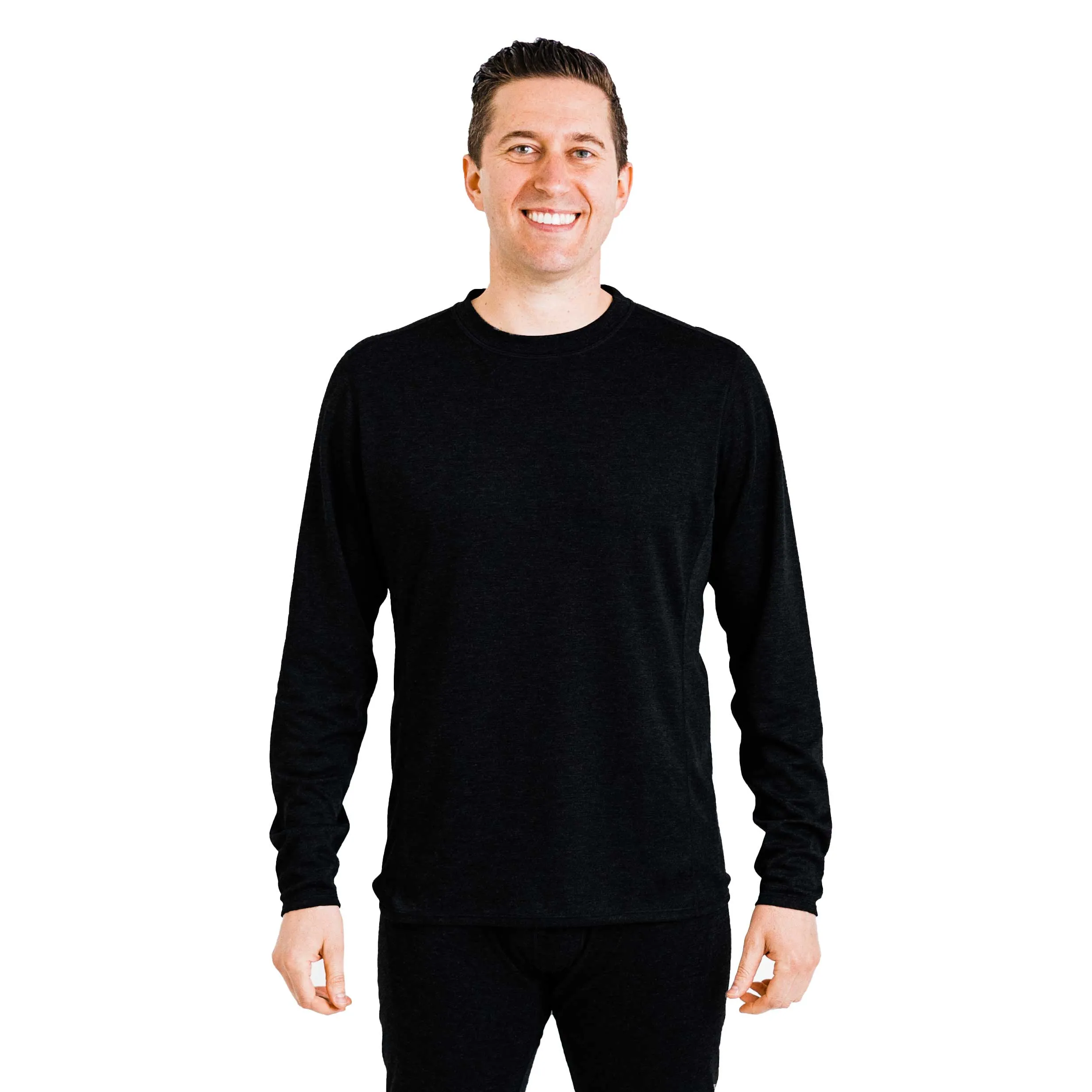 Polarmax Men's Double Layer Crewneck Base Layer