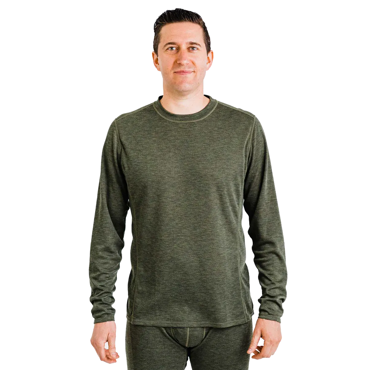 Polarmax Men's Double Layer Crewneck Base Layer