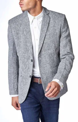 Proper Pair Grey Textured Blazer