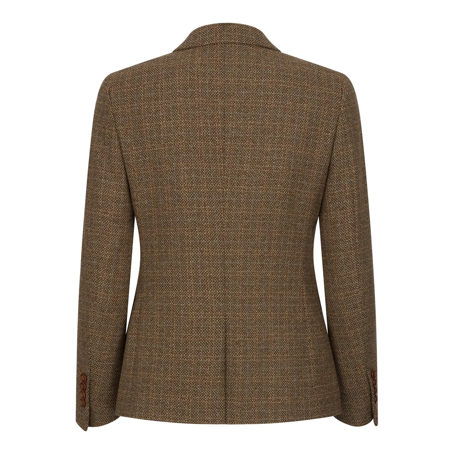 Ralph - Women's Brown Tweed Tailored Fit Blazer