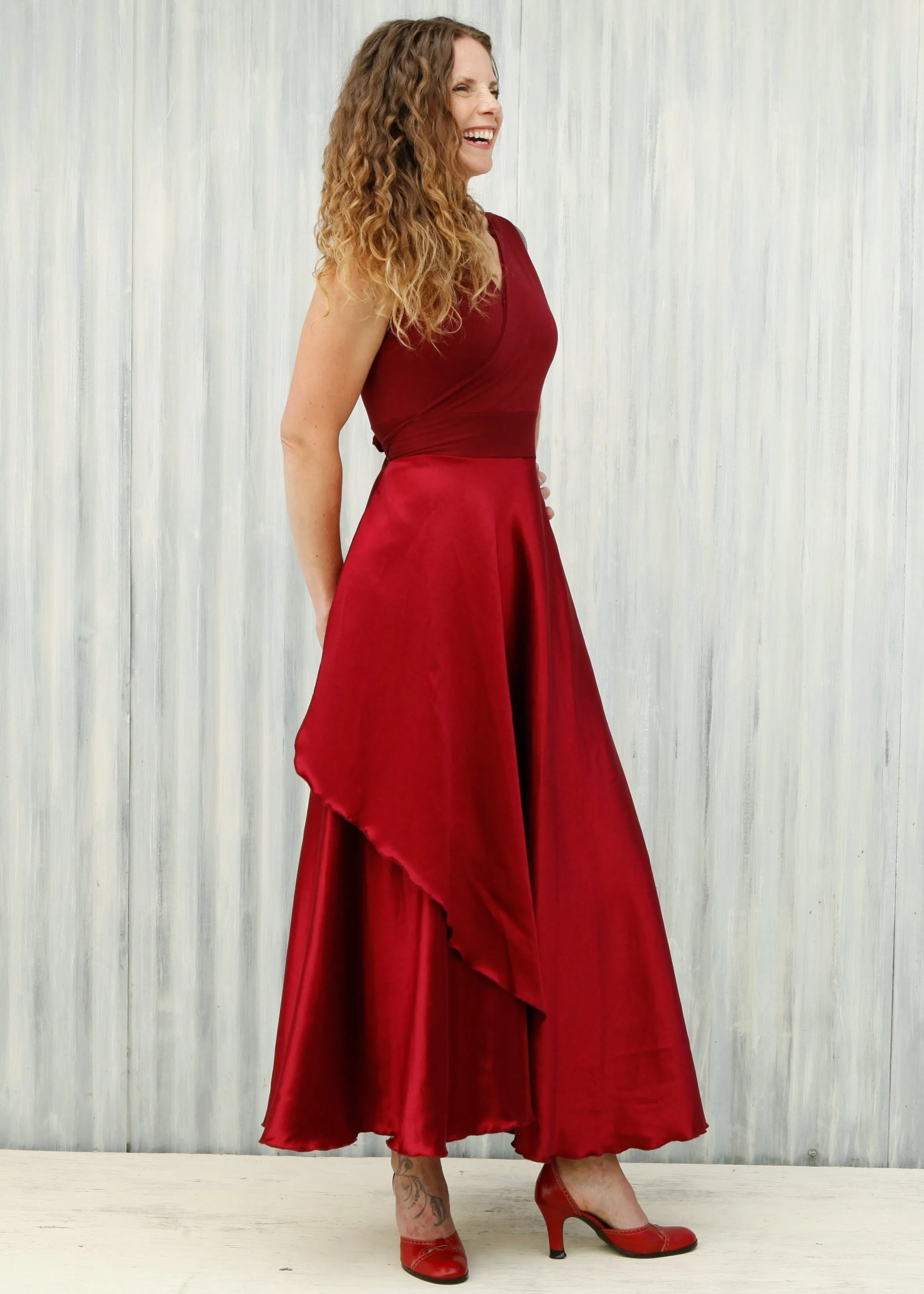 Red Vivian Wrap Dress