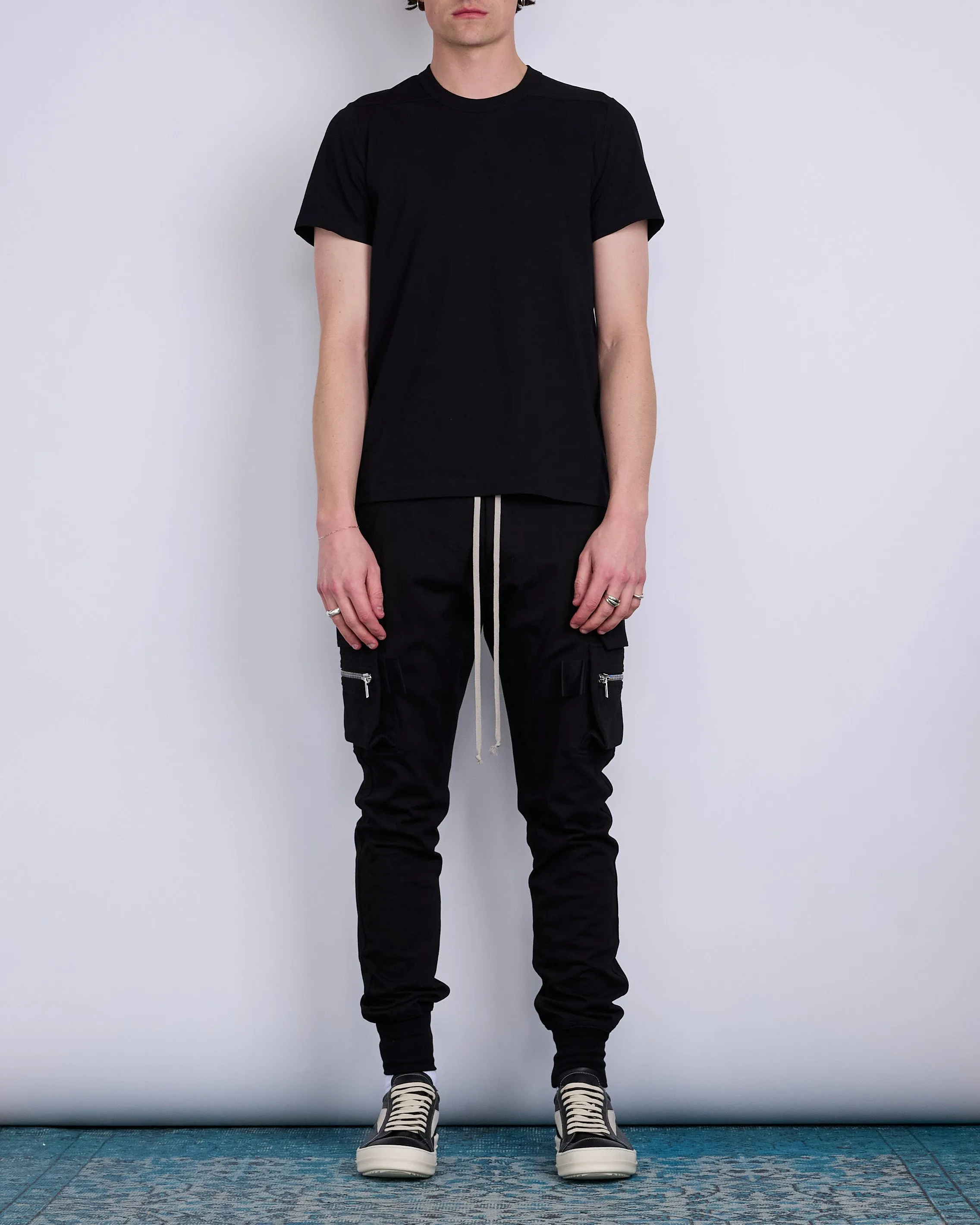 Rick Owens Mastodon Cargo Pant Heavy Jersey BA Black