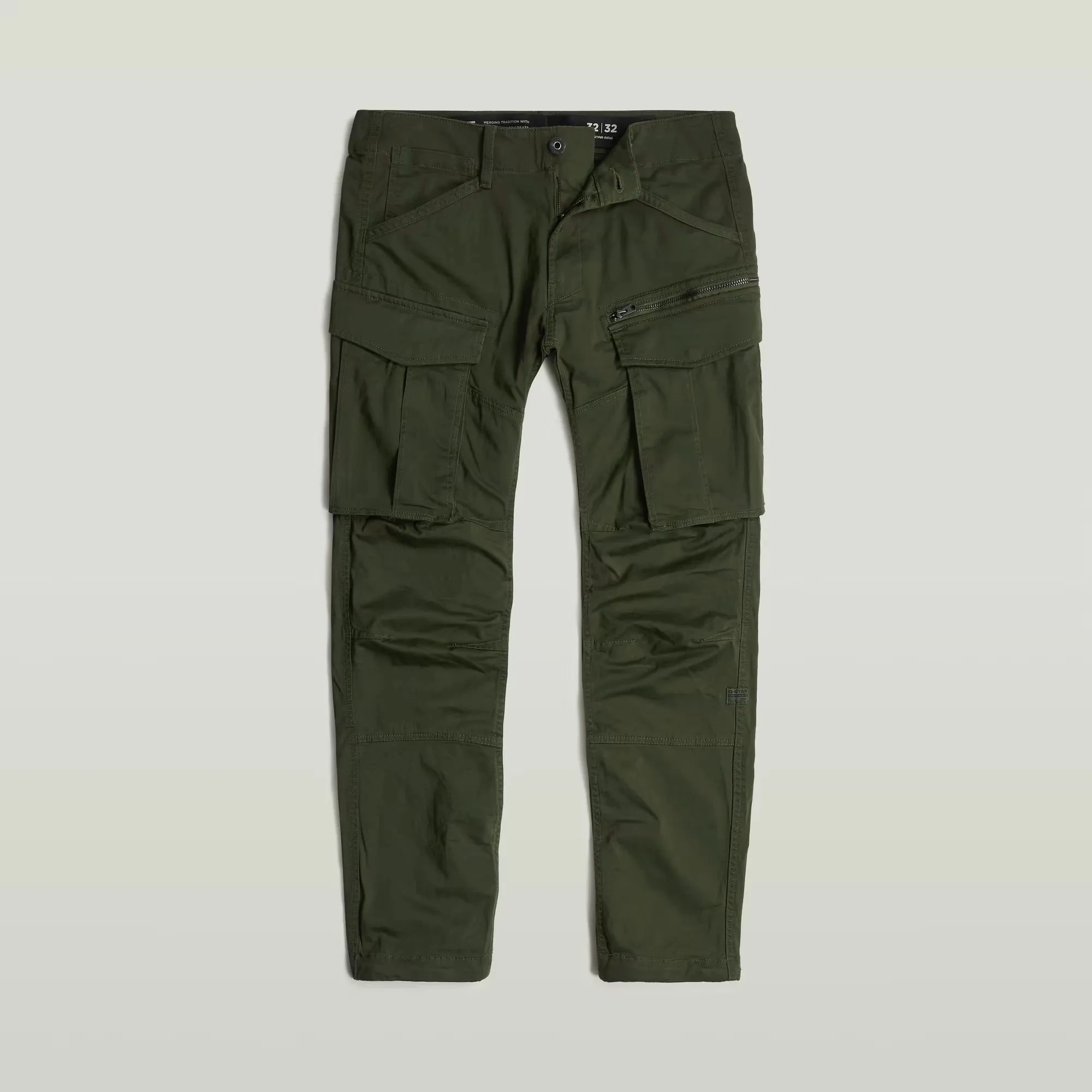 Rovic Zip 3D Regular Tapered Pants (Dark Bronze Green) - D02190-5126-6059