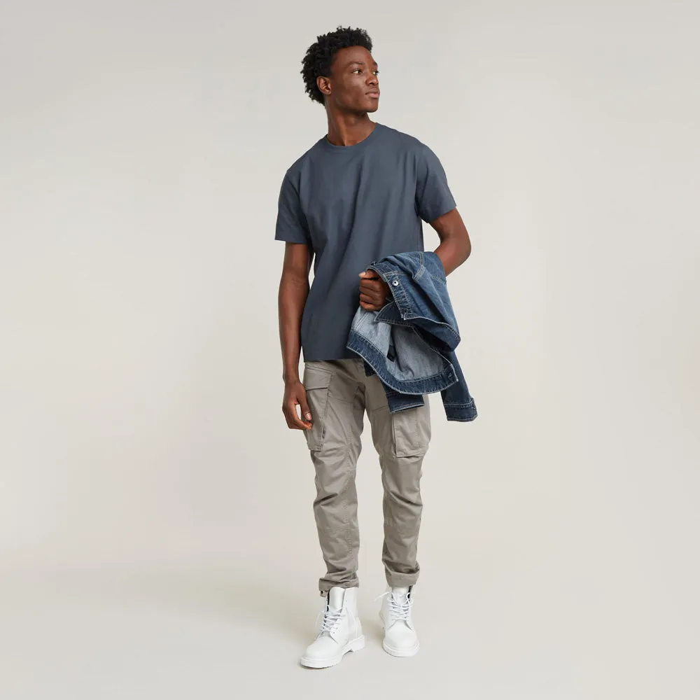 Rovic Zip 3D Tapered Cargo Pants - Grey