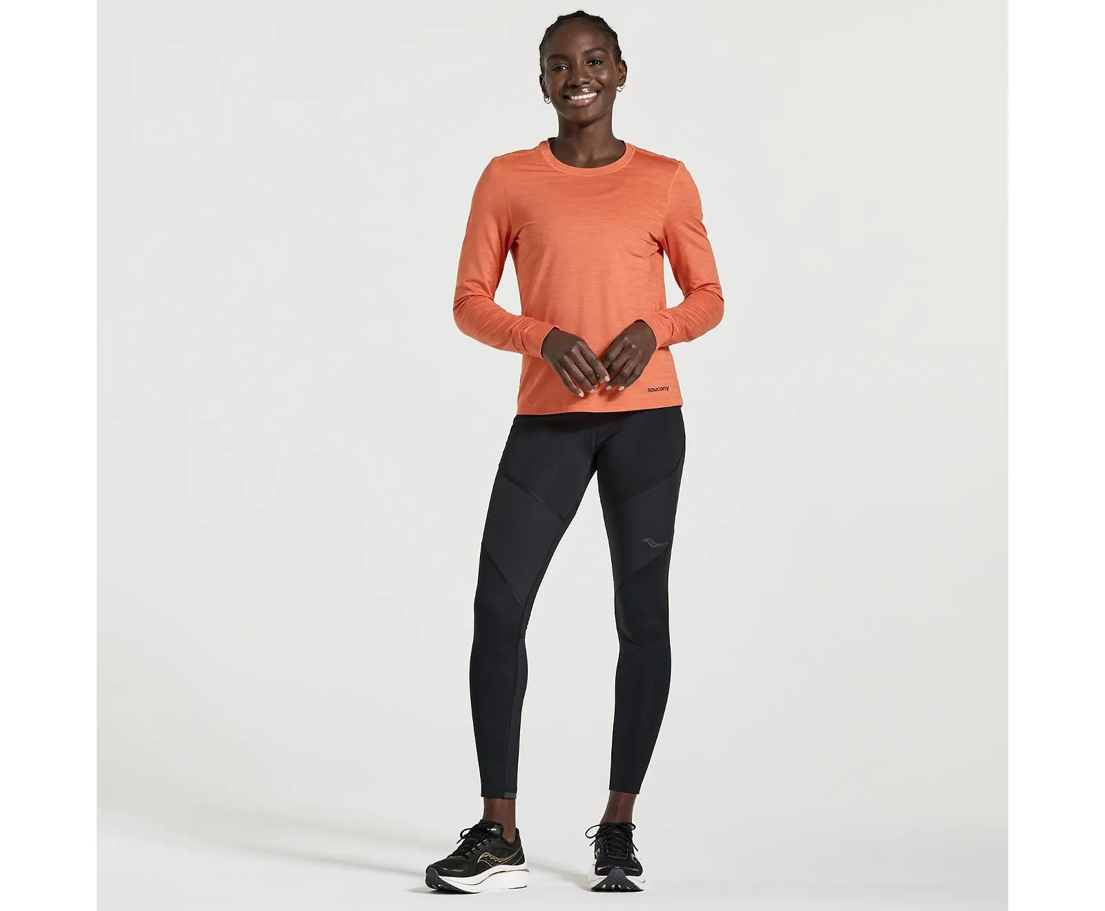 Saucony |  Boulder Base Layer | Women's | Ember Heather