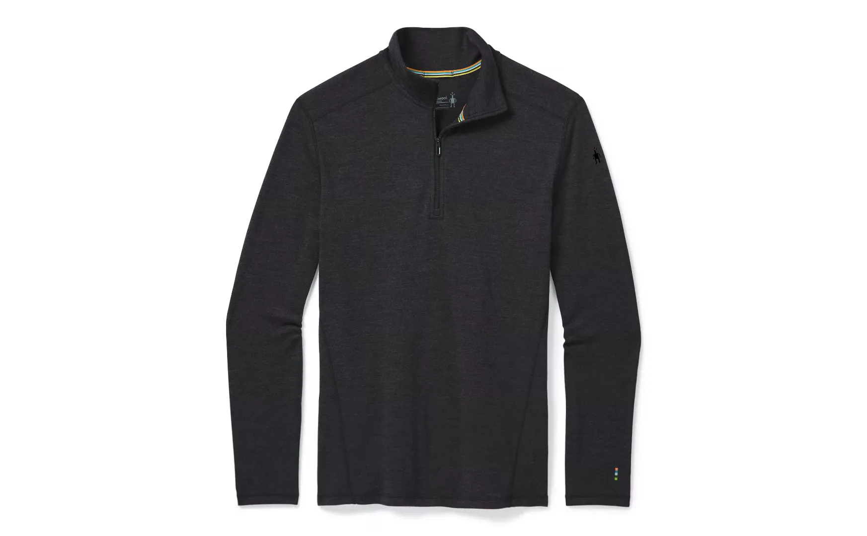 Smartwool | Classic Thermal Merino Base Layer 1/4 Zip | Men's | Charcoal Heather