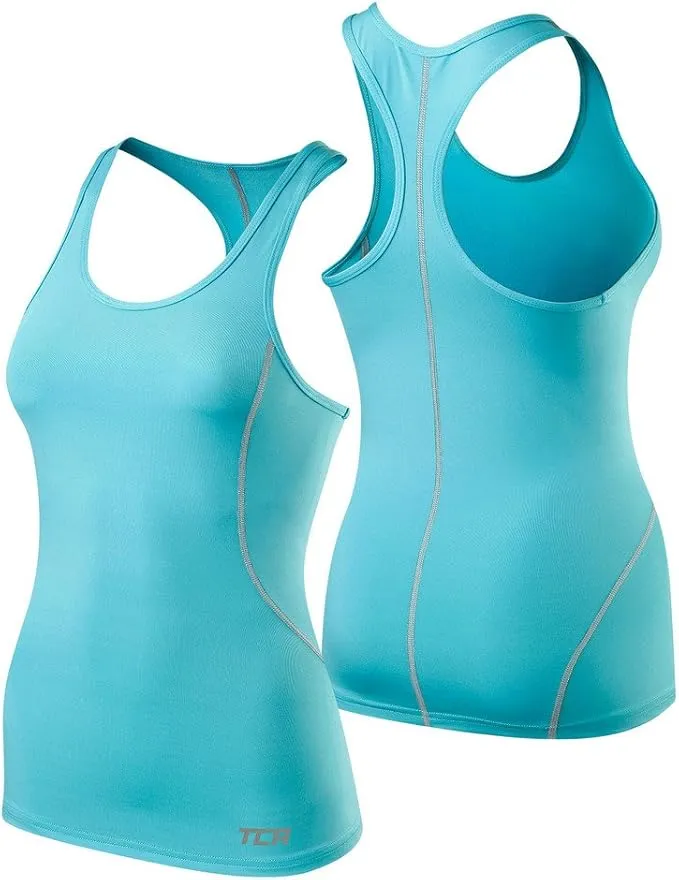 TCA Pro Performance Womens Running Vest Tank Top - Blue