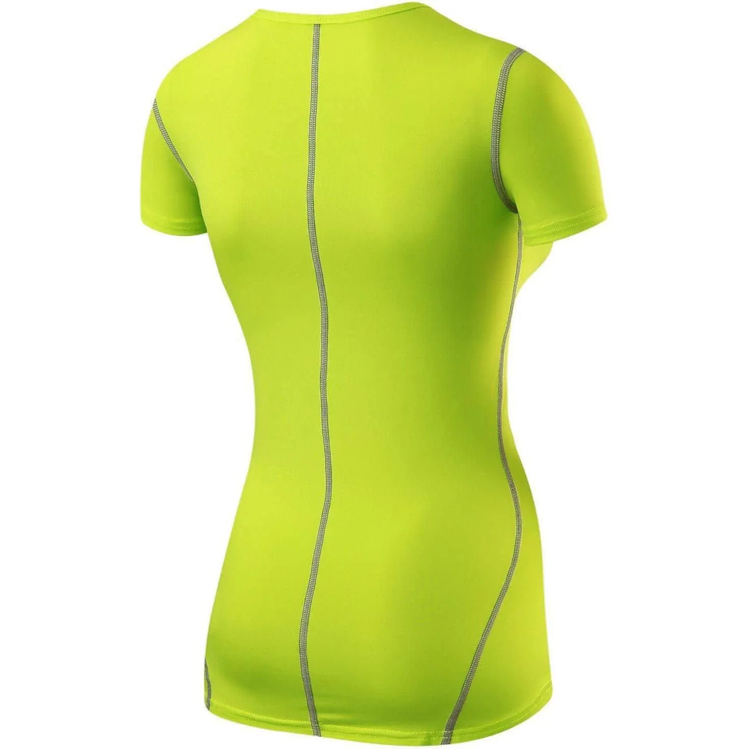 TCA Pro Performance Womens Short Sleeve Baselayer Running Top - Green