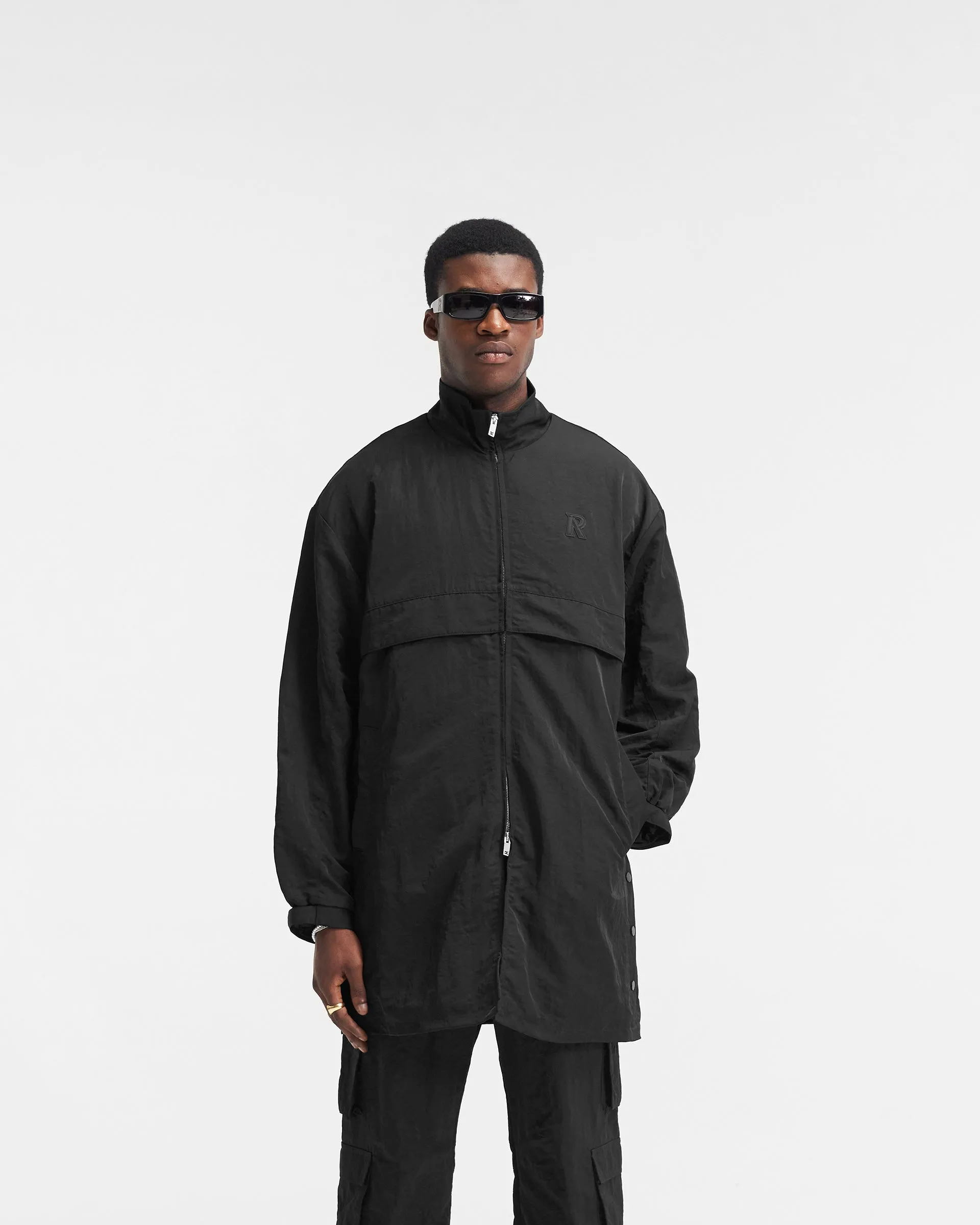 Track Overcoat - Black