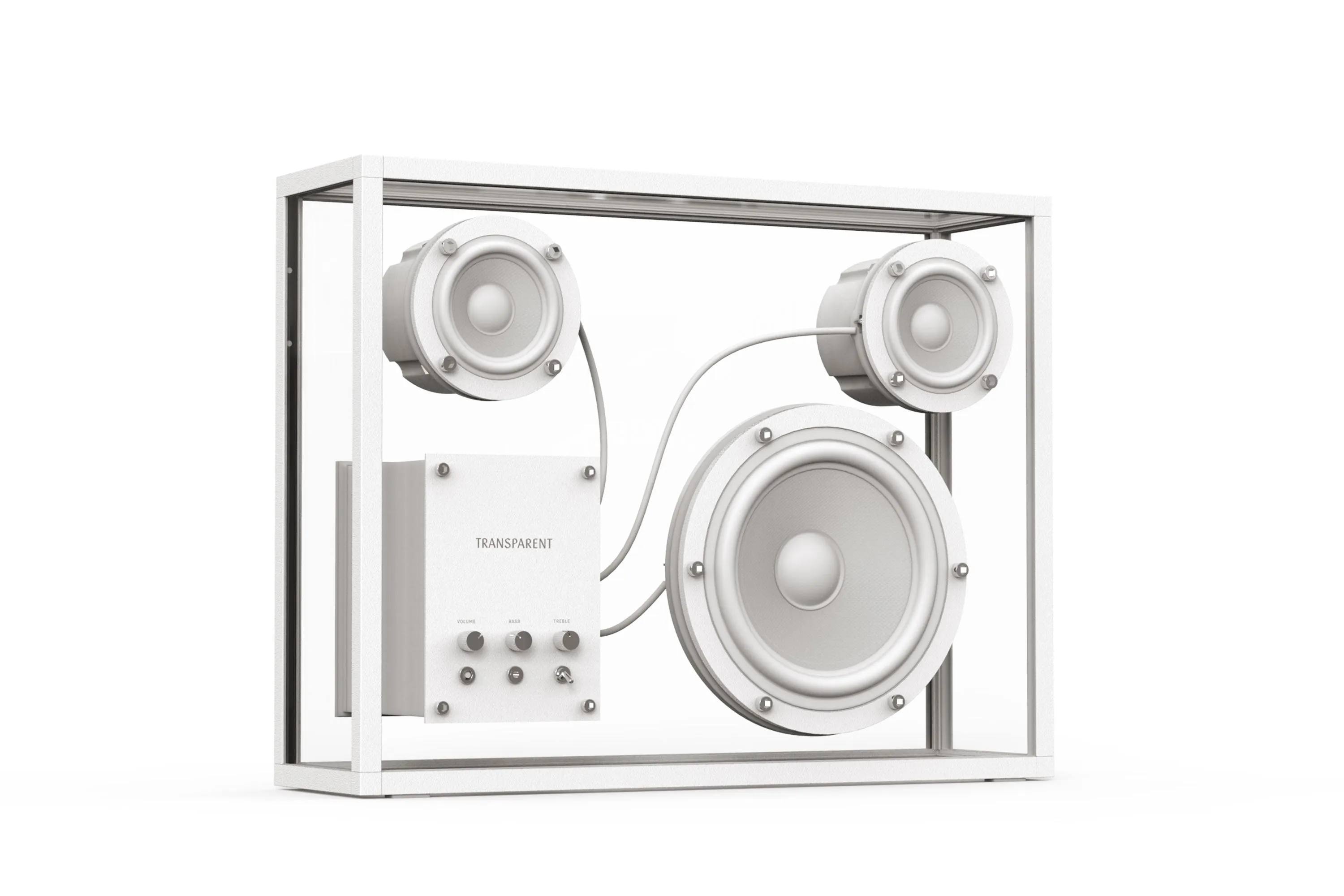 TRANSPARENT Speaker White