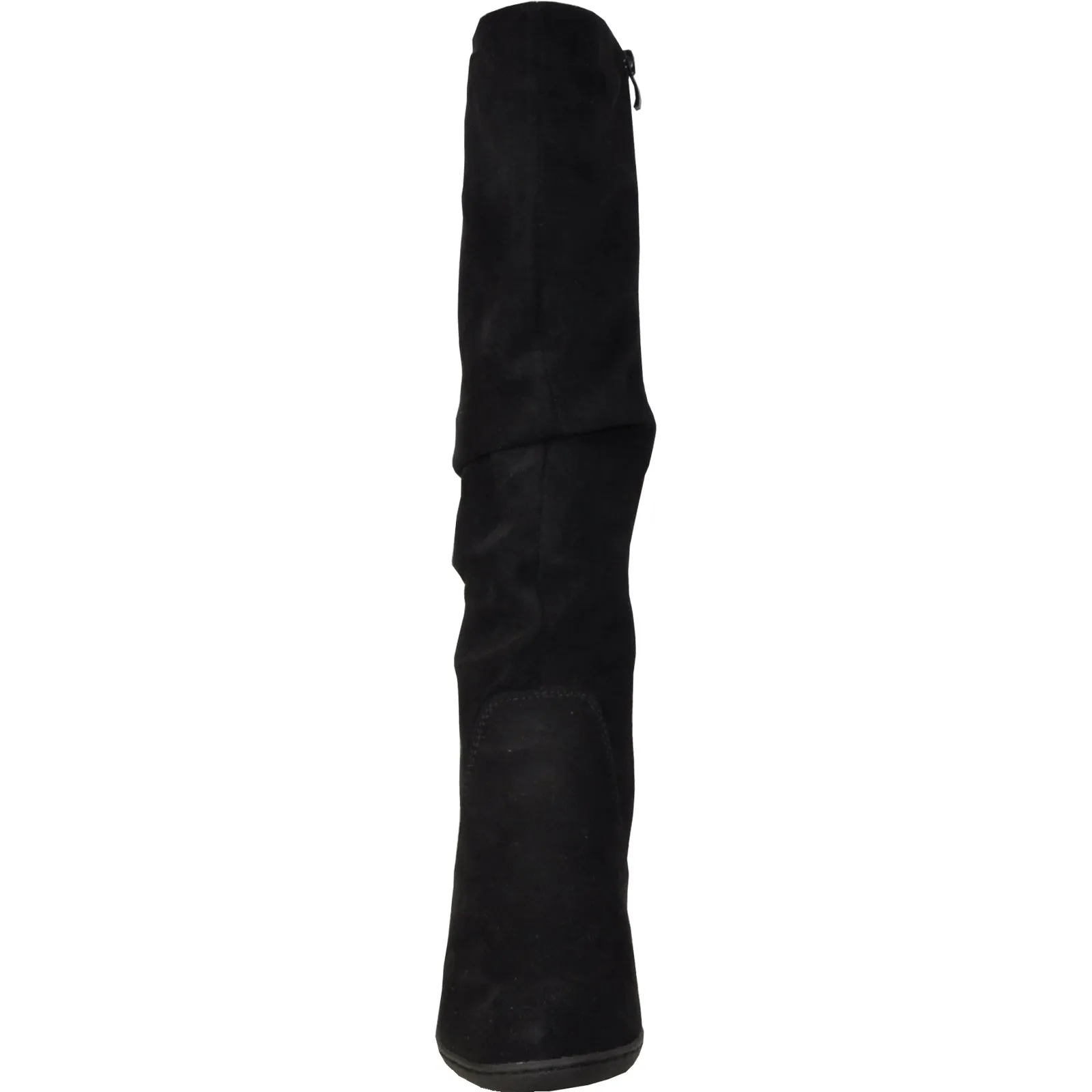 VANGELO Women Boot HF9426 Knee High Dress Boot Black Suede