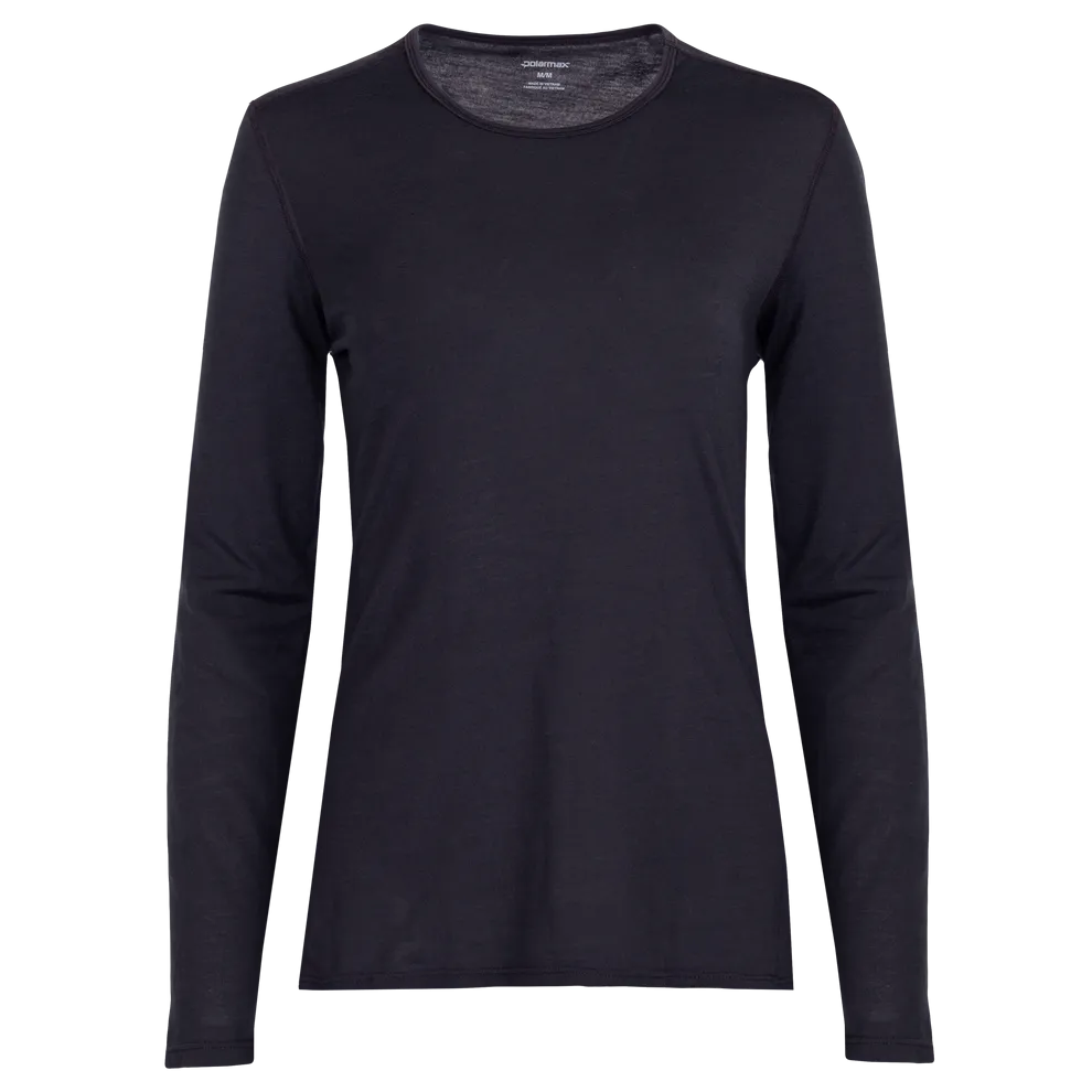 Women's Single Layer Crewneck - Black