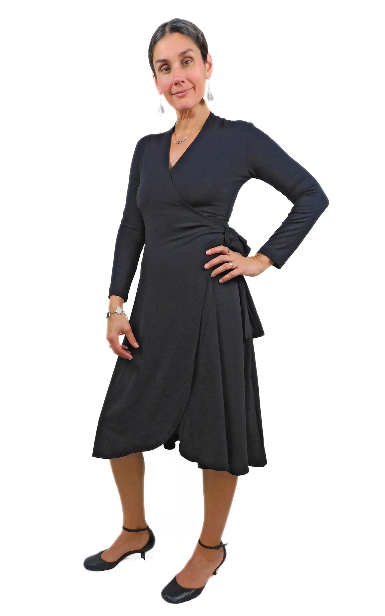 Wrap Dress -Black