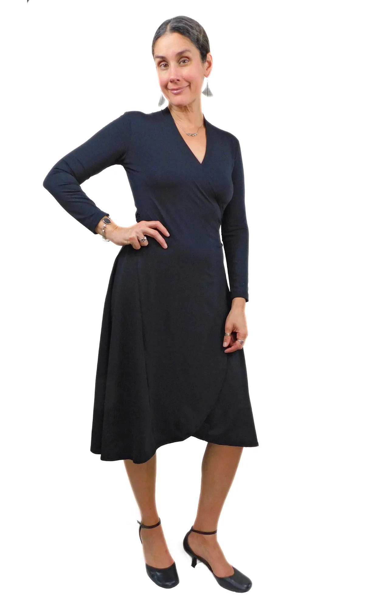 Wrap Dress -Black