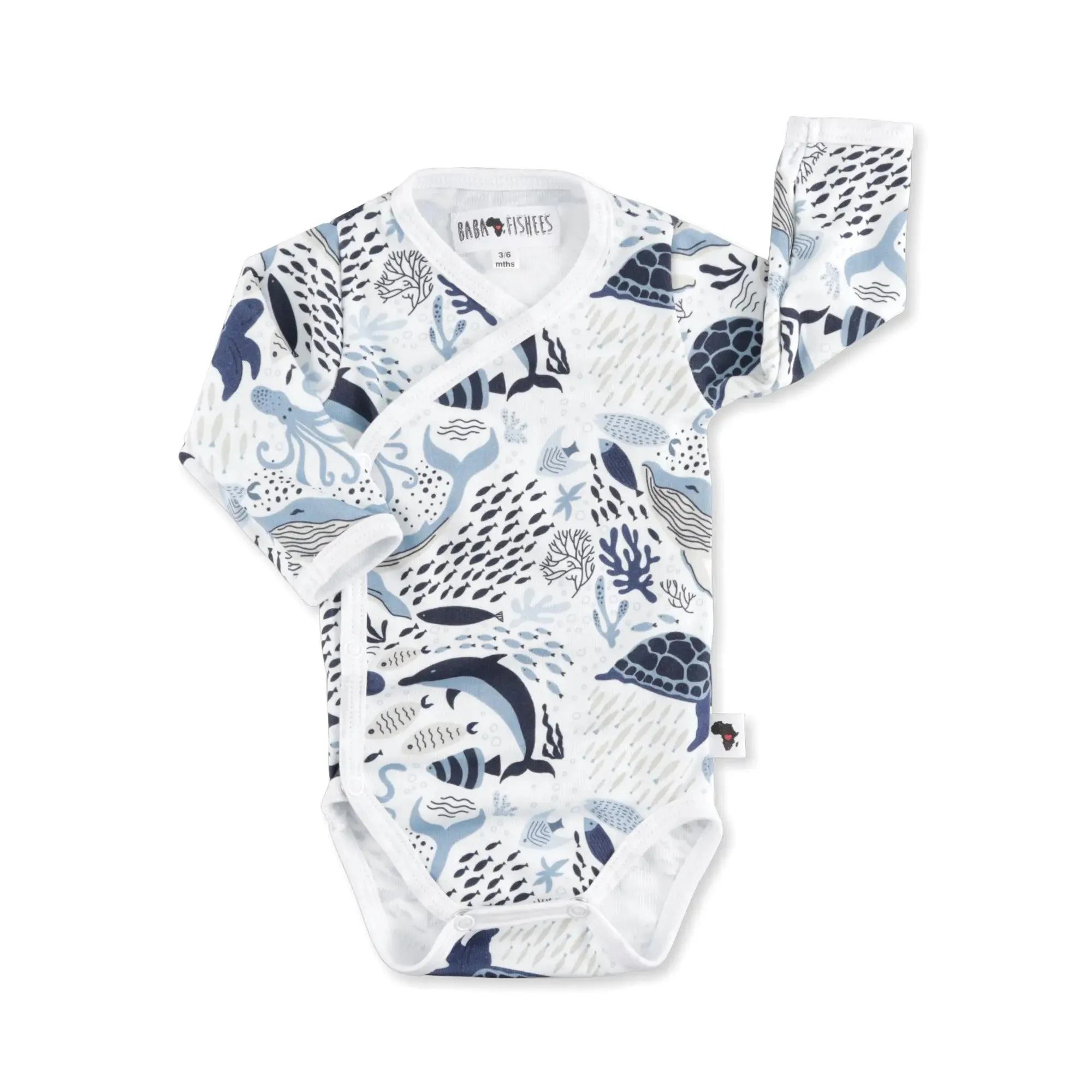 WRAP ONESIE - LS - AFRICAN SEA WORLD