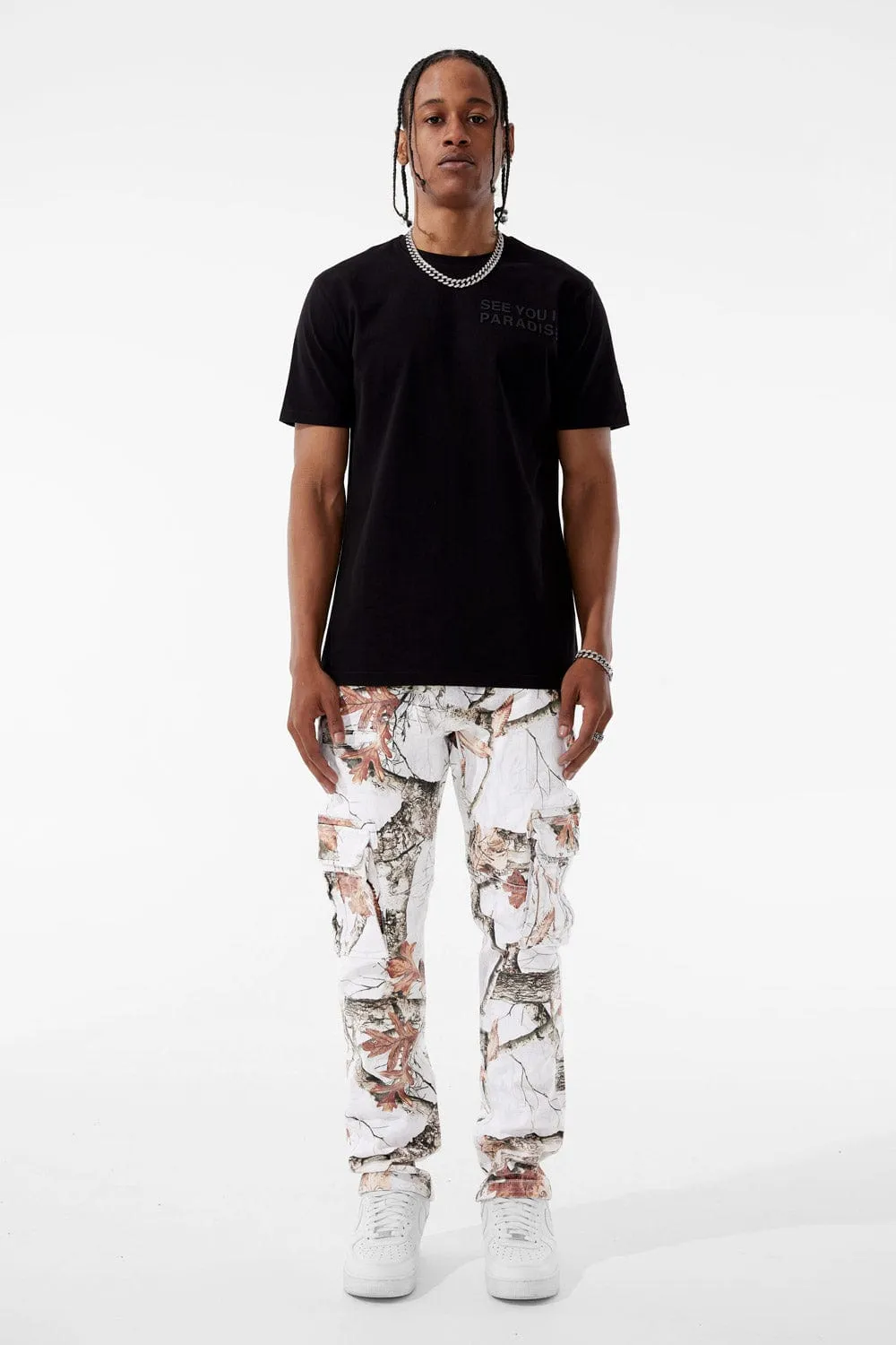 Xavier - OG Camo Cargo Pants (Snow Camo)