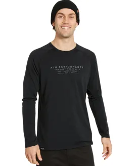 XTM Mountain Merino Wool Men’s Long Sleeve Black Size 2XL-6XL