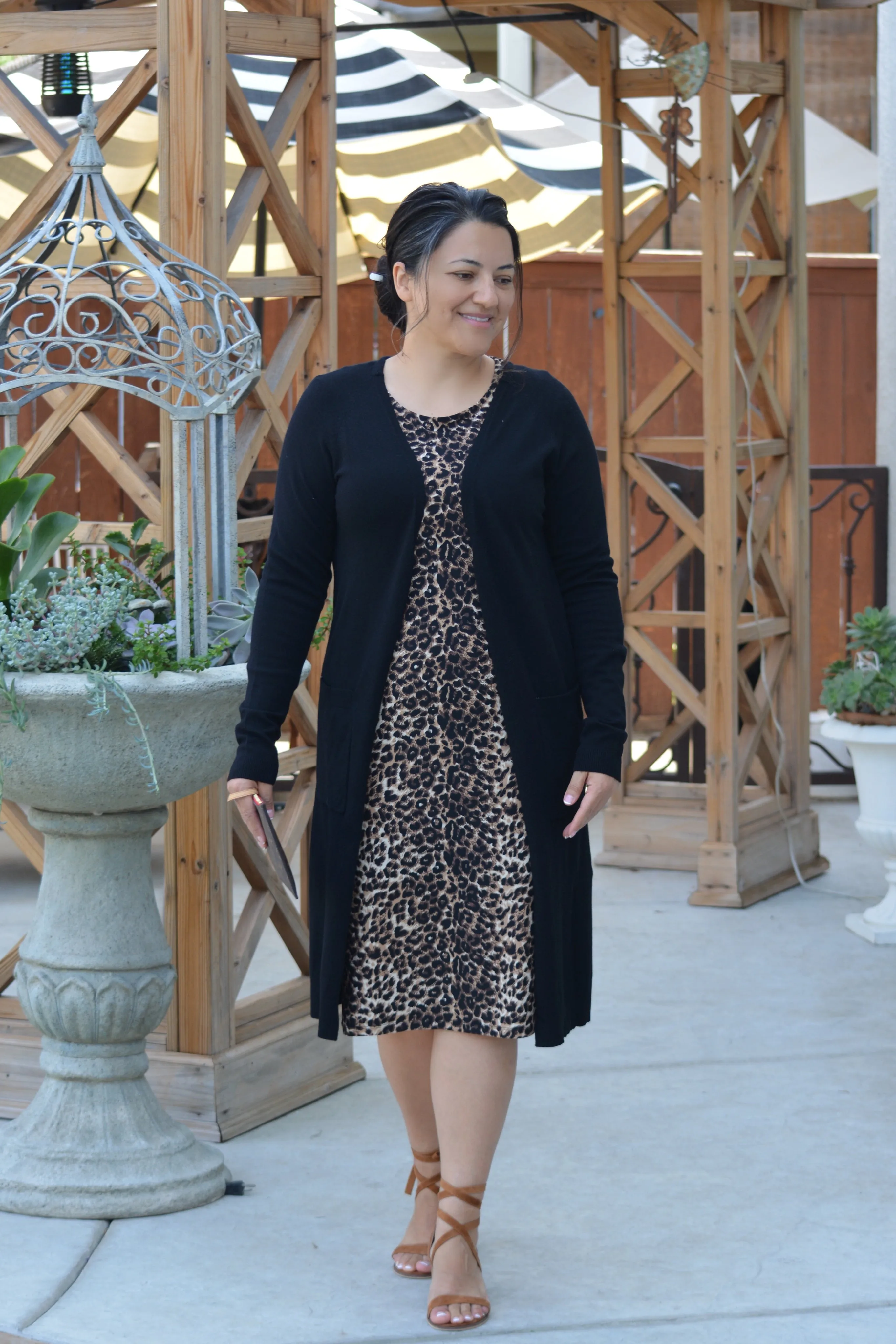 Yoli Leopard Layering Dress