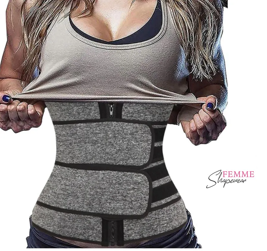 Zip and Fasten Neoprene Waist Trainer